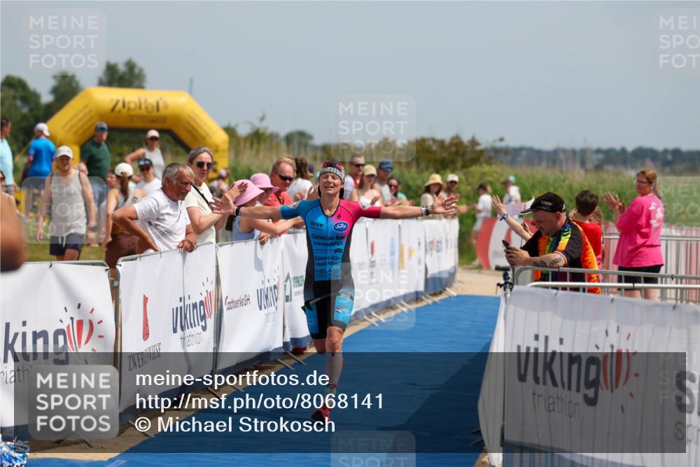 22.06.2025 - Viking Triathlon Michael Strokosch http://msf.ph/oto/8068141 22.06.2025 14:20:34 Ziel 9 meine-sportfotos.de