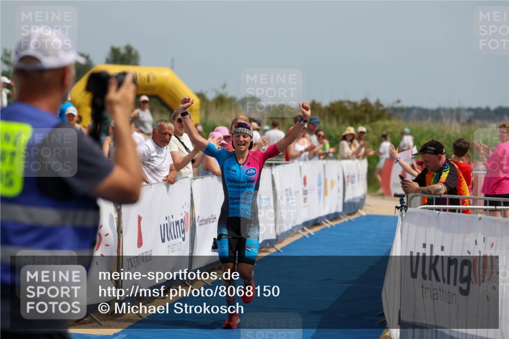 22.06.2025 - Viking Triathlon Michael Strokosch http://msf.ph/oto/8068150 22.06.2025 14:20:34 Ziel 9 meine-sportfotos.de