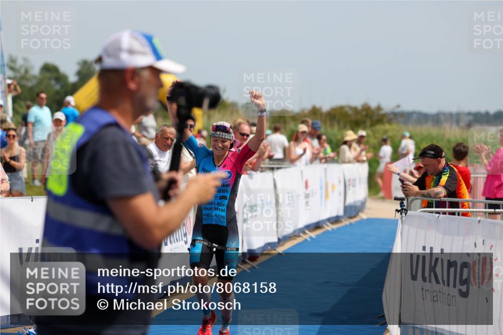 22.06.2025 - Viking Triathlon Michael Strokosch http://msf.ph/oto/8068158 22.06.2025 14:20:35 Ziel 9 meine-sportfotos.de