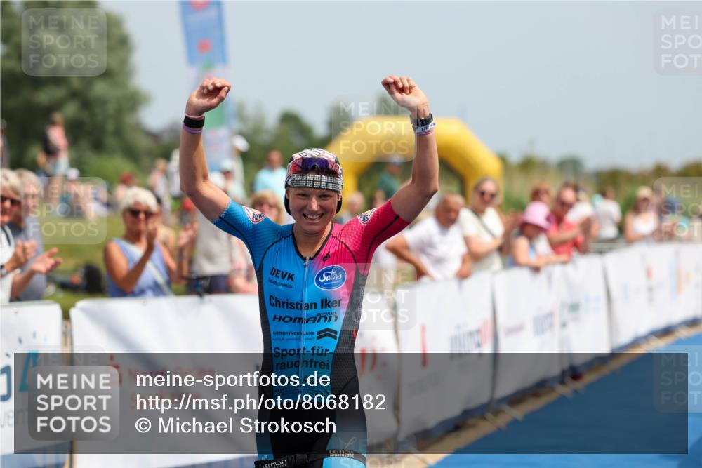22.06.2025 - Viking Triathlon Michael Strokosch http://msf.ph/oto/8068182 22.06.2025 14:20:37 Ziel 9 meine-sportfotos.de