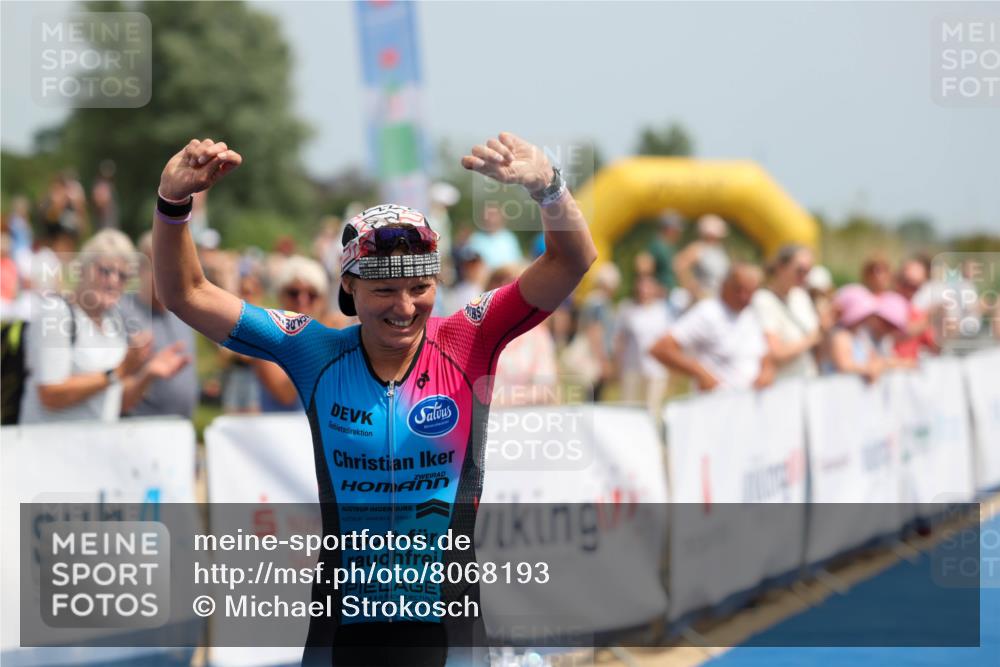 22.06.2025 - Viking Triathlon Michael Strokosch http://msf.ph/oto/8068193 22.06.2025 14:20:38 Ziel 9 meine-sportfotos.de