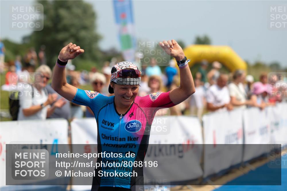 22.06.2025 - Viking Triathlon Michael Strokosch http://msf.ph/oto/8068196 22.06.2025 14:20:38 Ziel 9 meine-sportfotos.de