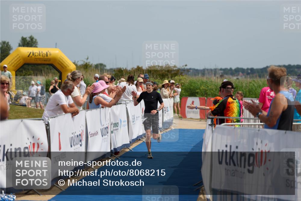 22.06.2025 - Viking Triathlon Michael Strokosch http://msf.ph/oto/8068215 22.06.2025 14:21:28 Ziel 10 meine-sportfotos.de
