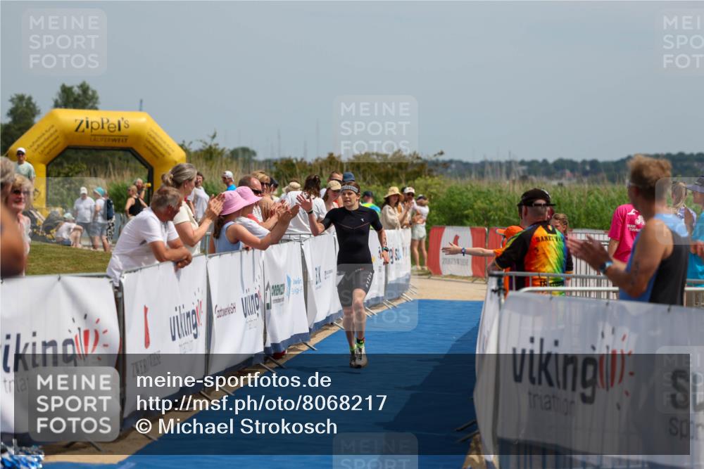 22.06.2025 - Viking Triathlon Michael Strokosch http://msf.ph/oto/8068217 22.06.2025 14:21:28 Ziel 10 meine-sportfotos.de