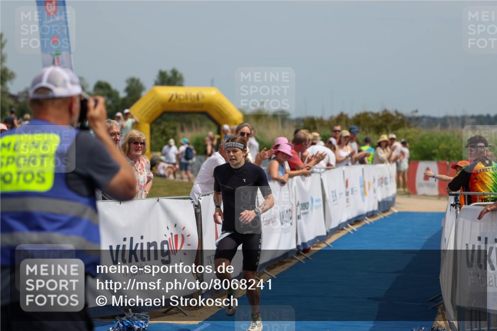 22.06.2025 - Viking Triathlon Michael Strokosch http://msf.ph/oto/8068241 22.06.2025 14:21:30 Ziel 10 meine-sportfotos.de