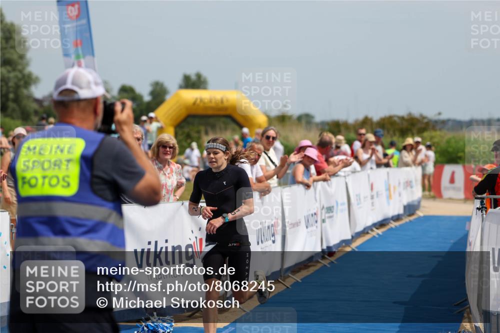 22.06.2025 - Viking Triathlon Michael Strokosch http://msf.ph/oto/8068245 22.06.2025 14:21:30 Ziel 10 meine-sportfotos.de