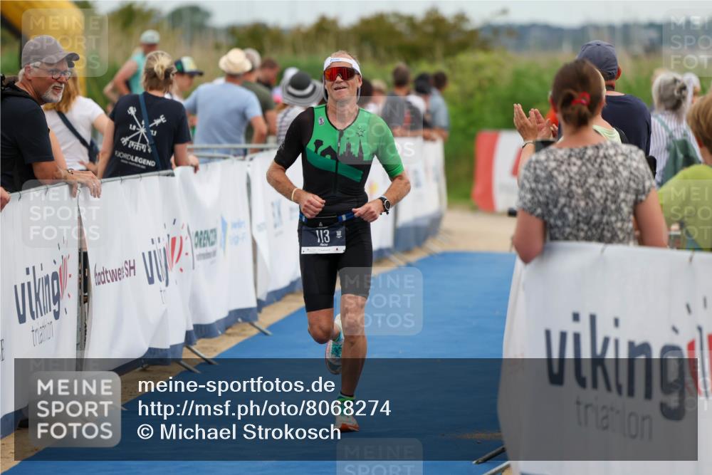 22.06.2025 - Viking Triathlon Michael Strokosch http://msf.ph/oto/8068274 22.06.2025 15:07:37 Ziel 28, 113 meine-sportfotos.de