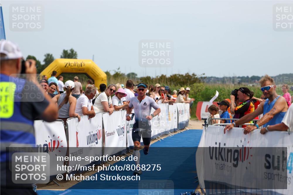 22.06.2025 - Viking Triathlon Michael Strokosch http://msf.ph/oto/8068275 22.06.2025 14:23:30 Ziel 6 meine-sportfotos.de