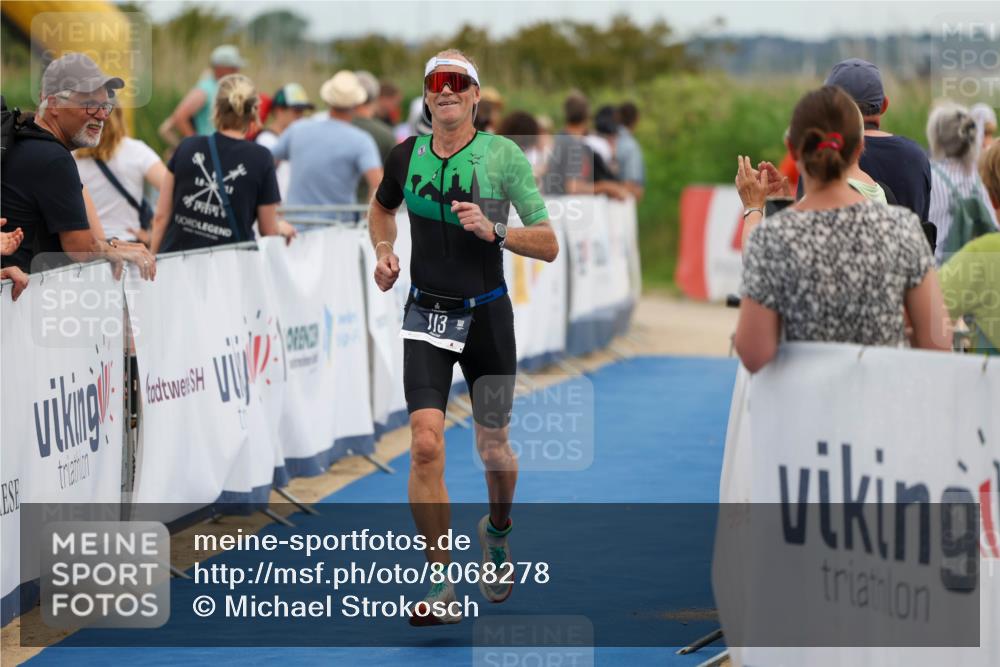 22.06.2025 - Viking Triathlon Michael Strokosch http://msf.ph/oto/8068278 22.06.2025 15:07:37 Ziel 28, 113 meine-sportfotos.de