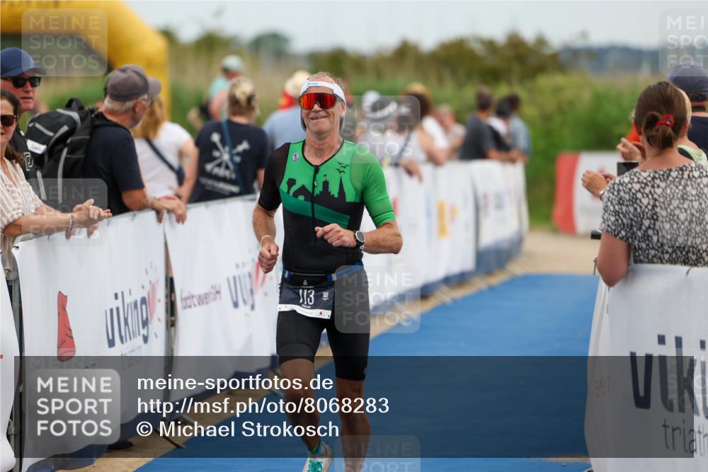 22.06.2025 - Viking Triathlon Michael Strokosch http://msf.ph/oto/8068283 22.06.2025 15:07:38 Ziel 28, 113 meine-sportfotos.de
