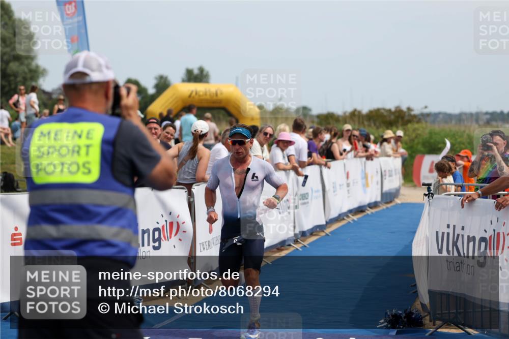 22.06.2025 - Viking Triathlon Michael Strokosch http://msf.ph/oto/8068294 22.06.2025 14:23:31 Ziel 6 meine-sportfotos.de