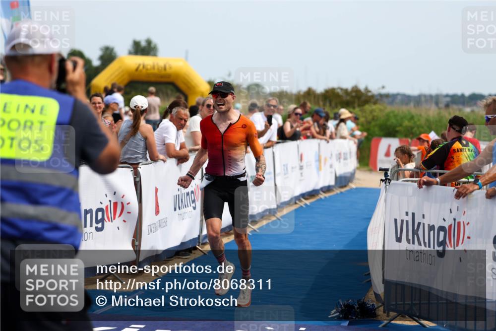 22.06.2025 - Viking Triathlon Michael Strokosch http://msf.ph/oto/8068311 22.06.2025 14:23:51 Ziel 33 meine-sportfotos.de