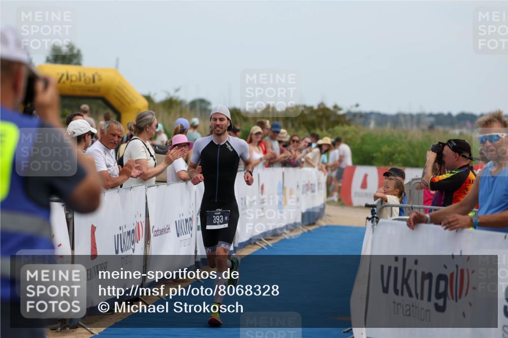 22.06.2025 - Viking Triathlon Michael Strokosch http://msf.ph/oto/8068328 22.06.2025 14:24:59 Ziel 393 meine-sportfotos.de