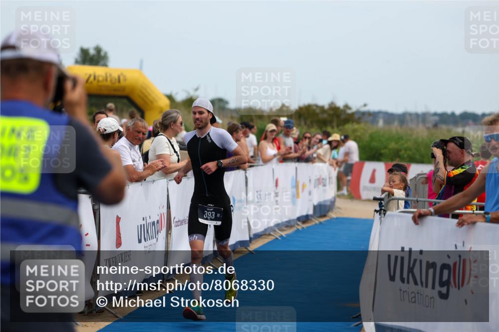 22.06.2025 - Viking Triathlon Michael Strokosch http://msf.ph/oto/8068330 22.06.2025 14:24:59 Ziel 393 meine-sportfotos.de