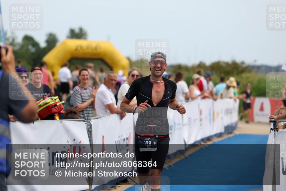 22.06.2025 - Viking Triathlon Michael Strokosch http://msf.ph/oto/8068364 22.06.2025 14:26:05 Ziel 188 meine-sportfotos.de