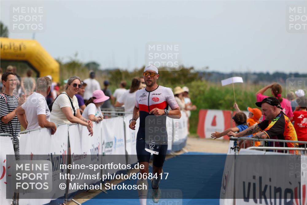 22.06.2025 - Viking Triathlon Michael Strokosch http://msf.ph/oto/8068417 22.06.2025 14:26:23 Ziel 122 meine-sportfotos.de