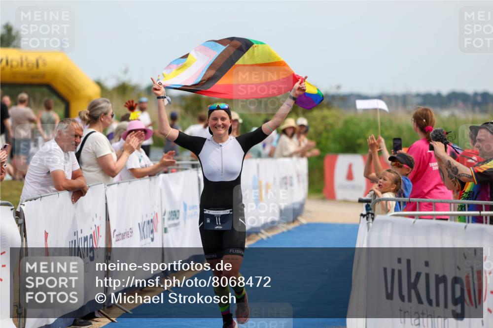 22.06.2025 - Viking Triathlon Michael Strokosch http://msf.ph/oto/8068472 22.06.2025 14:26:48 Ziel 11 meine-sportfotos.de