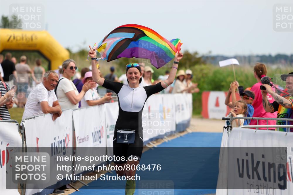22.06.2025 - Viking Triathlon Michael Strokosch http://msf.ph/oto/8068476 22.06.2025 14:26:48 Ziel 11 meine-sportfotos.de