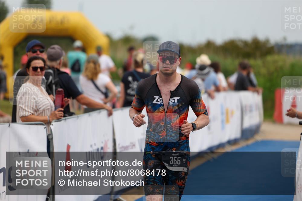 22.06.2025 - Viking Triathlon Michael Strokosch http://msf.ph/oto/8068478 22.06.2025 15:08:38 Ziel 355 meine-sportfotos.de