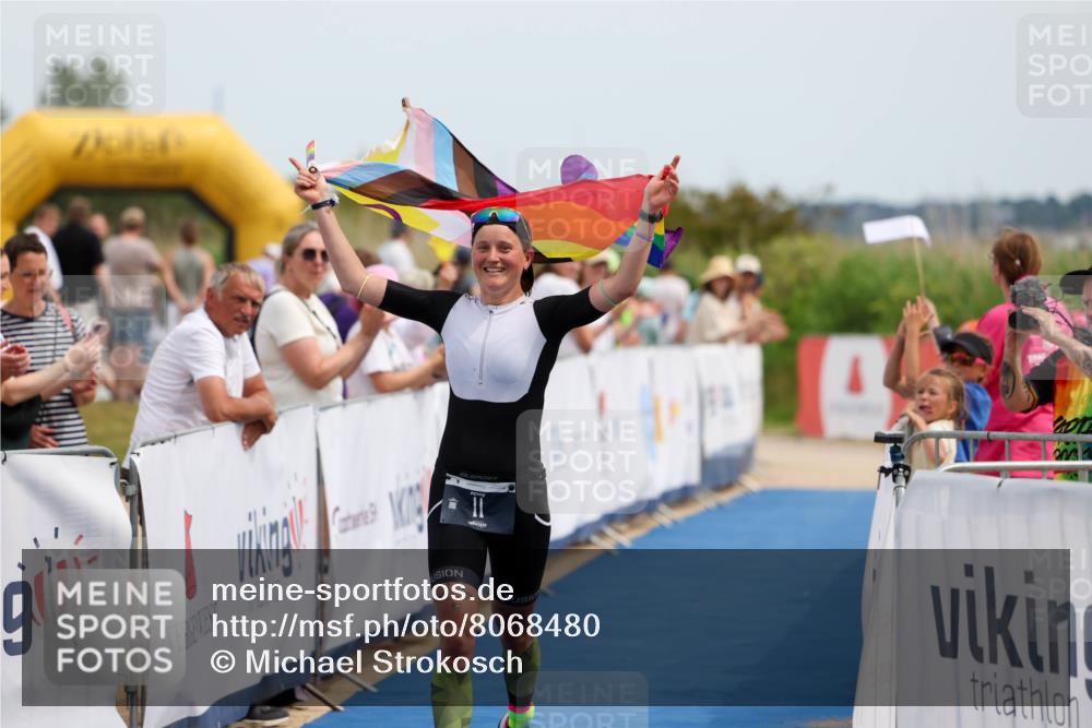 22.06.2025 - Viking Triathlon Michael Strokosch http://msf.ph/oto/8068480 22.06.2025 14:26:48 Ziel 11 meine-sportfotos.de