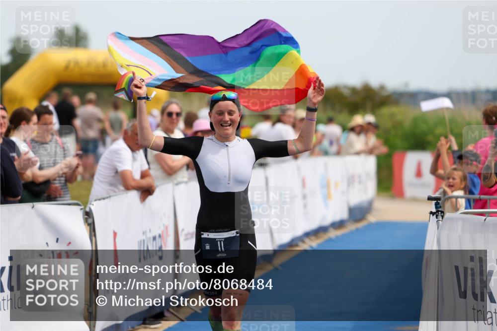 22.06.2025 - Viking Triathlon Michael Strokosch http://msf.ph/oto/8068484 22.06.2025 14:26:49 Ziel 11 meine-sportfotos.de