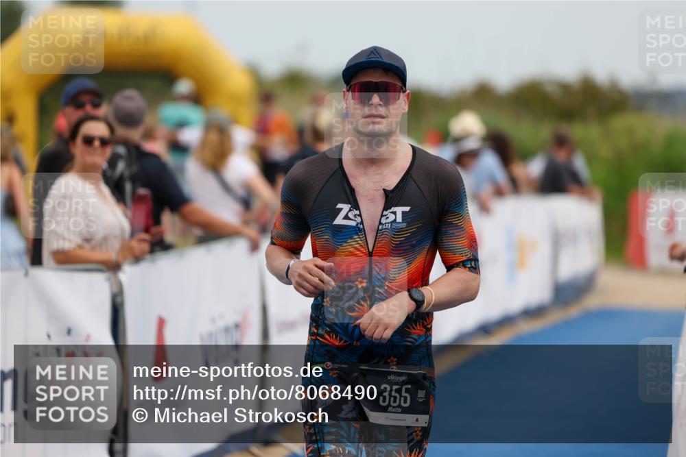 22.06.2025 - Viking Triathlon Michael Strokosch http://msf.ph/oto/8068490 22.06.2025 15:08:39 Ziel 355 meine-sportfotos.de