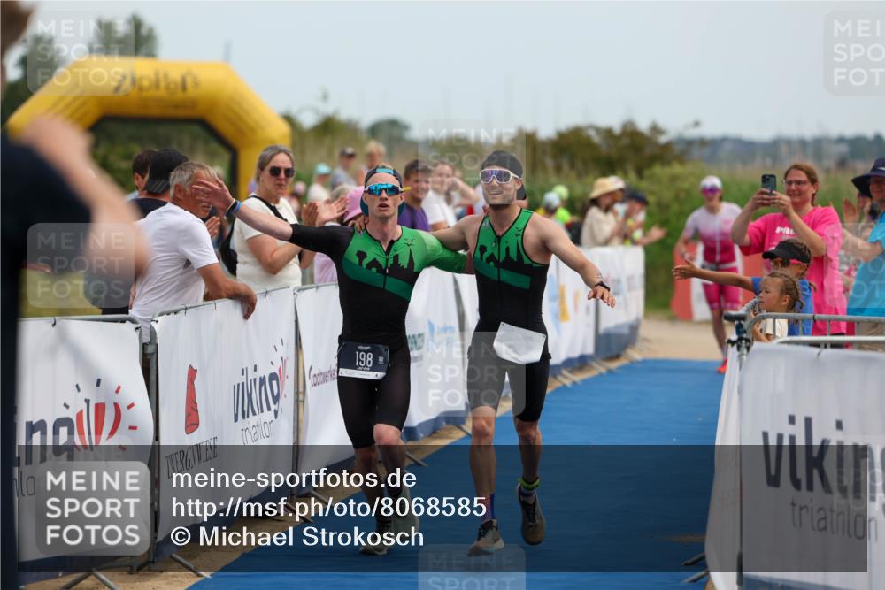 22.06.2025 - Viking Triathlon Michael Strokosch http://msf.ph/oto/8068585 22.06.2025 14:28:07 Ziel 198, 287, 534 meine-sportfotos.de