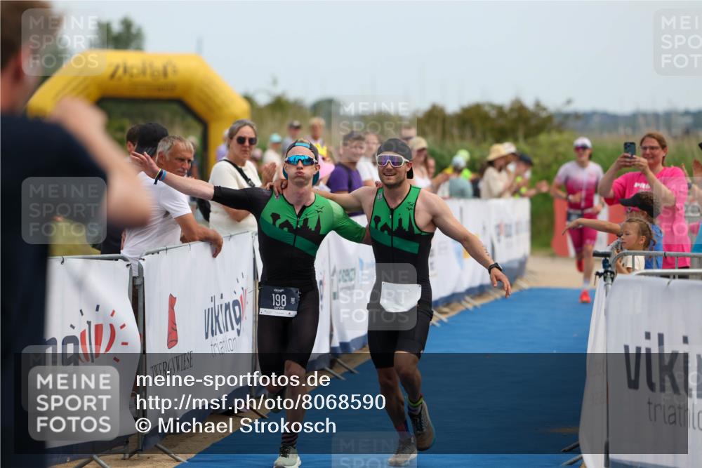 22.06.2025 - Viking Triathlon Michael Strokosch http://msf.ph/oto/8068590 22.06.2025 14:28:07 Ziel 198, 287, 534 meine-sportfotos.de