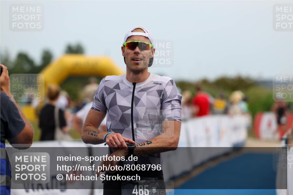 22.06.2025 - Viking Triathlon Michael Strokosch http://msf.ph/oto/8068796 22.06.2025 14:31:00 Ziel 485 meine-sportfotos.de