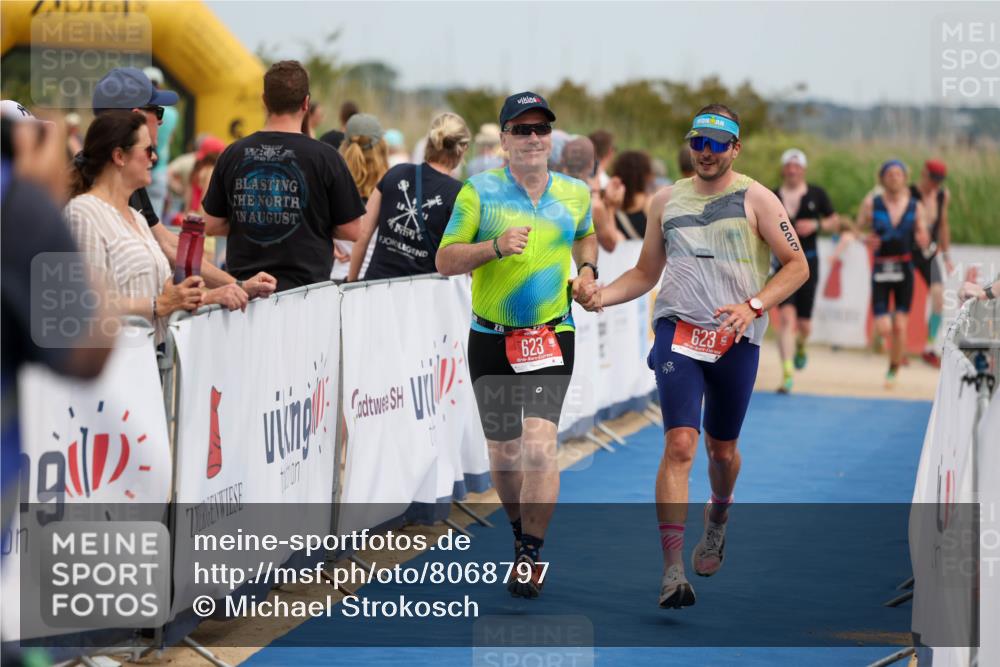 22.06.2025 - Viking Triathlon Michael Strokosch http://msf.ph/oto/8068797 22.06.2025 15:13:07 Ziel 623 meine-sportfotos.de