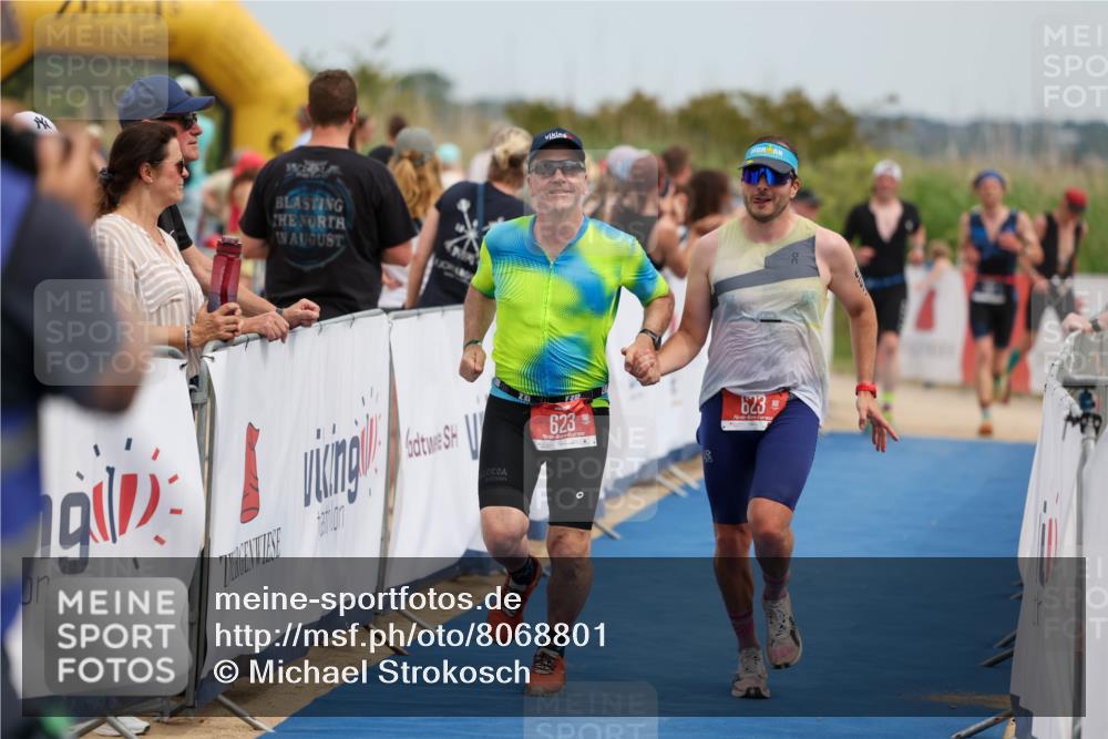 22.06.2025 - Viking Triathlon Michael Strokosch http://msf.ph/oto/8068801 22.06.2025 15:13:07 Ziel 623 meine-sportfotos.de