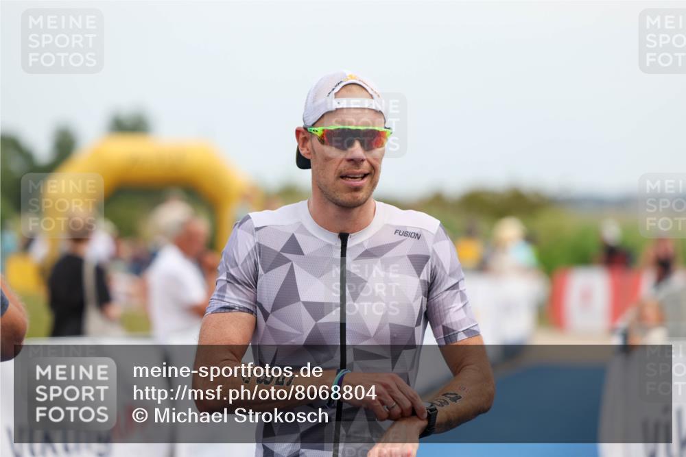 22.06.2025 - Viking Triathlon Michael Strokosch http://msf.ph/oto/8068804 22.06.2025 14:31:01 Ziel 485 meine-sportfotos.de