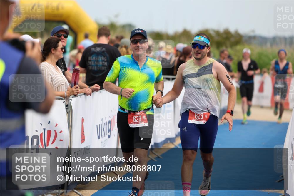22.06.2025 - Viking Triathlon Michael Strokosch http://msf.ph/oto/8068807 22.06.2025 15:13:08 Ziel 623 meine-sportfotos.de
