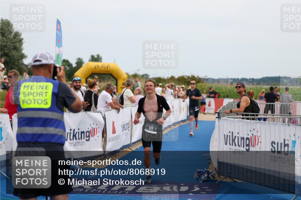 22.06.2025 - Viking Triathlon Michael Strokosch http://msf.ph/oto/8068919 22.06.2025 14:33:46 Ziel 152, 189 meine-sportfotos.de