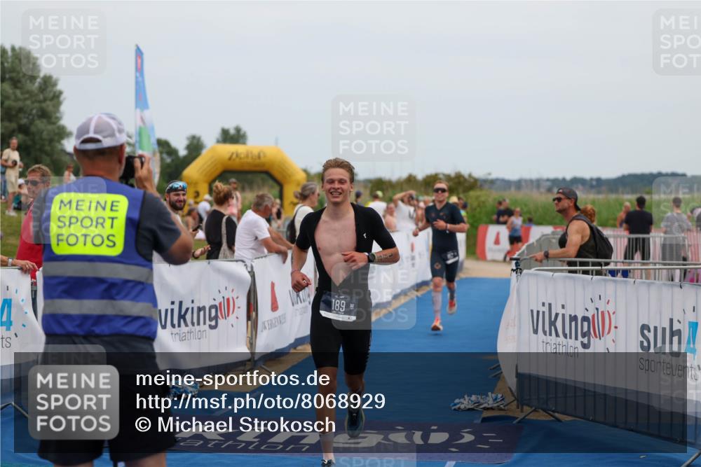 22.06.2025 - Viking Triathlon Michael Strokosch http://msf.ph/oto/8068929 22.06.2025 14:33:47 Ziel 152, 189 meine-sportfotos.de