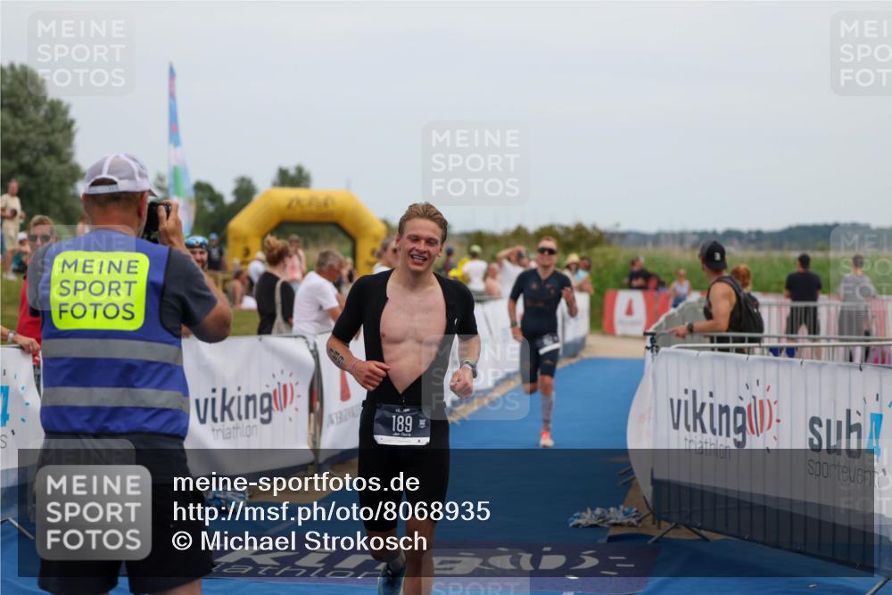 22.06.2025 - Viking Triathlon Michael Strokosch http://msf.ph/oto/8068935 22.06.2025 14:33:48 Ziel 152, 189 meine-sportfotos.de