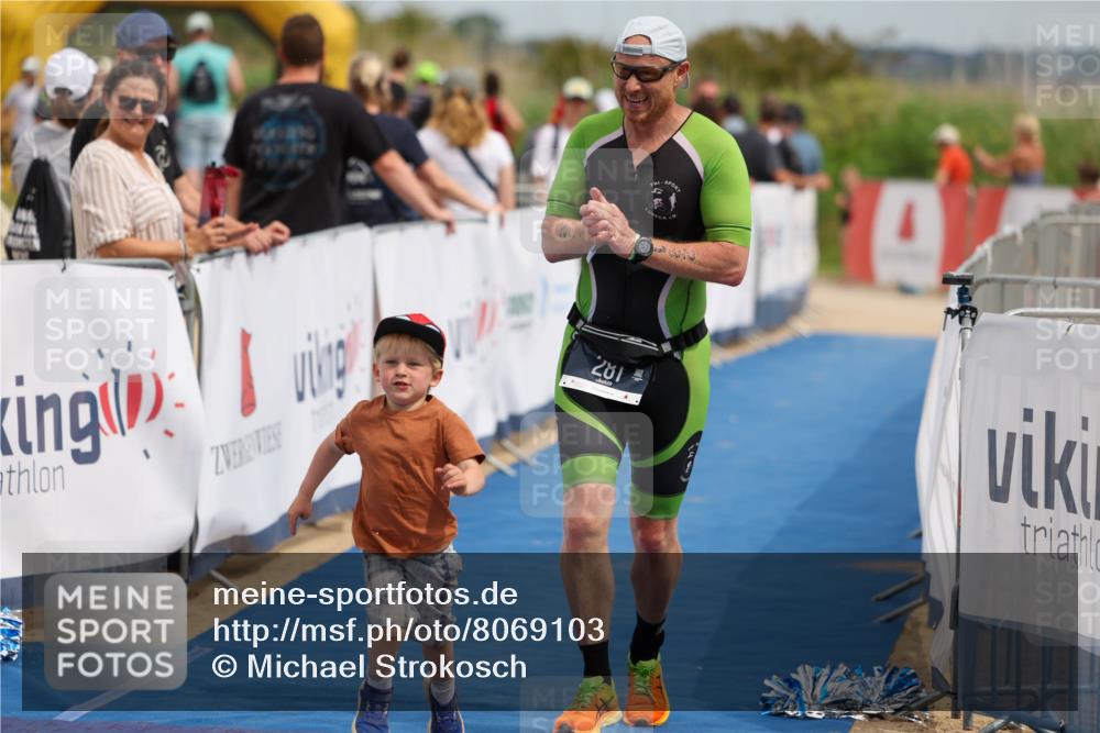 22.06.2025 - Viking Triathlon Michael Strokosch http://msf.ph/oto/8069103 22.06.2025 15:14:33 Ziel 281 meine-sportfotos.de