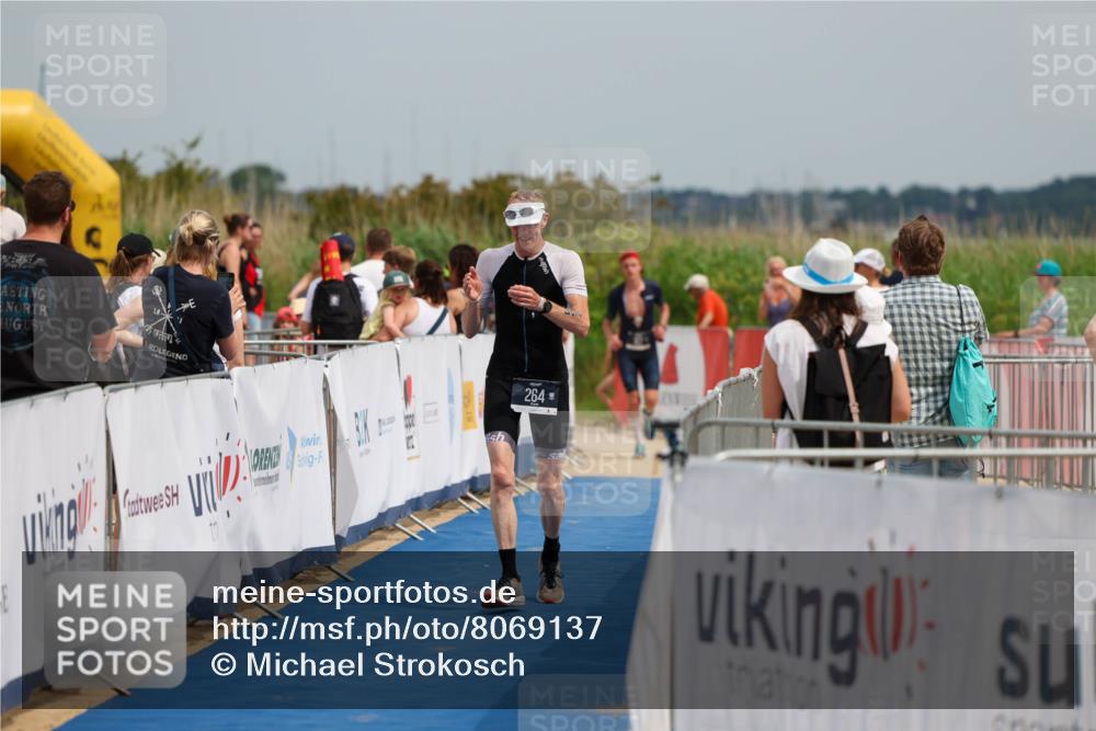 22.06.2025 - Viking Triathlon Michael Strokosch http://msf.ph/oto/8069137 22.06.2025 15:14:52 Ziel 264 meine-sportfotos.de