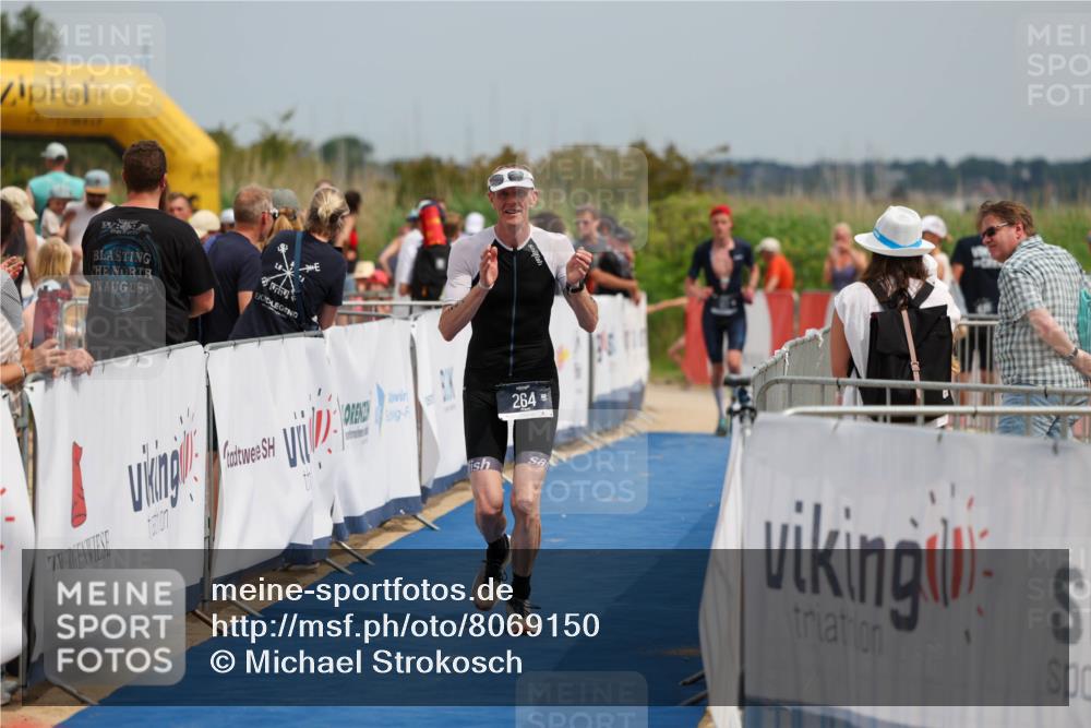 22.06.2025 - Viking Triathlon Michael Strokosch http://msf.ph/oto/8069150 22.06.2025 15:14:53 Ziel 264 meine-sportfotos.de