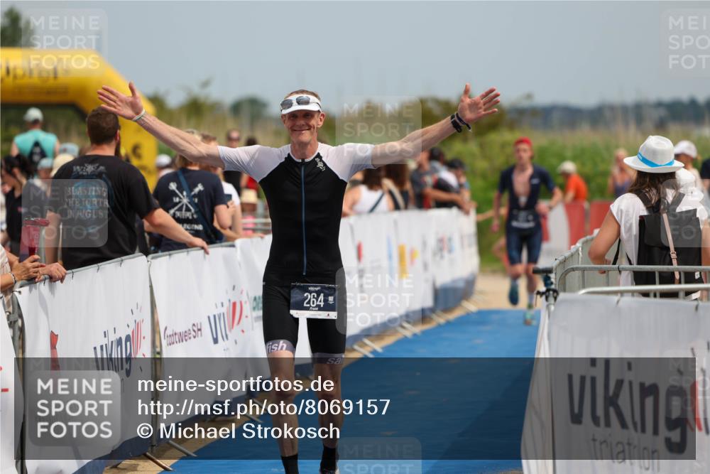 22.06.2025 - Viking Triathlon Michael Strokosch http://msf.ph/oto/8069157 22.06.2025 15:14:54 Ziel 264 meine-sportfotos.de
