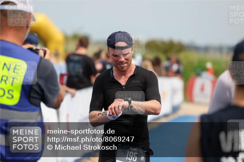 22.06.2025 - Viking Triathlon Michael Strokosch http://msf.ph/oto/8069247 22.06.2025 15:15:16 Ziel 195 meine-sportfotos.de