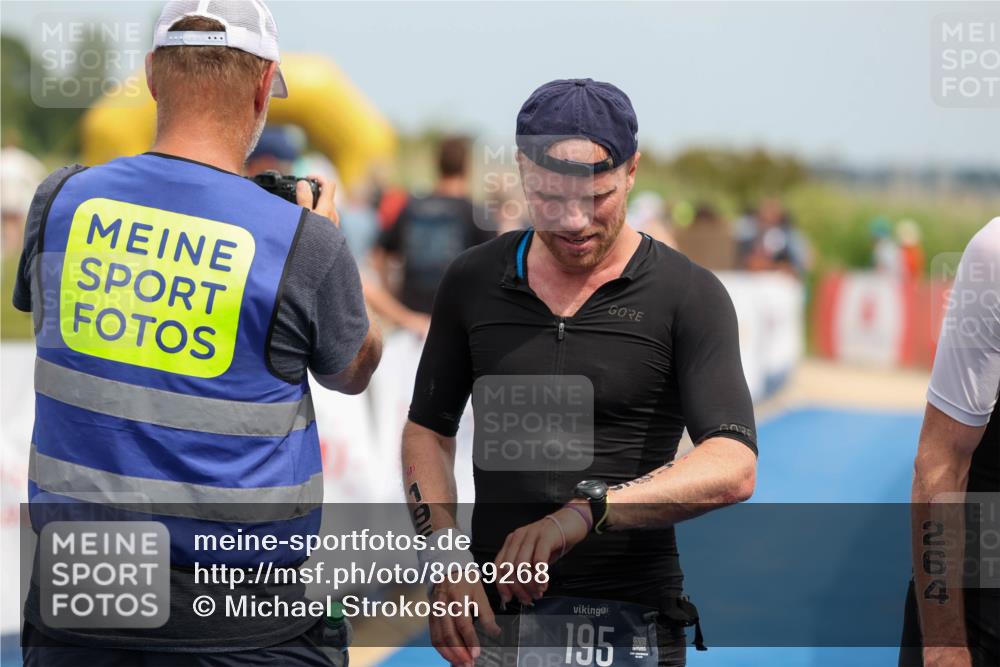 22.06.2025 - Viking Triathlon Michael Strokosch http://msf.ph/oto/8069268 22.06.2025 15:15:18 Ziel 195 meine-sportfotos.de