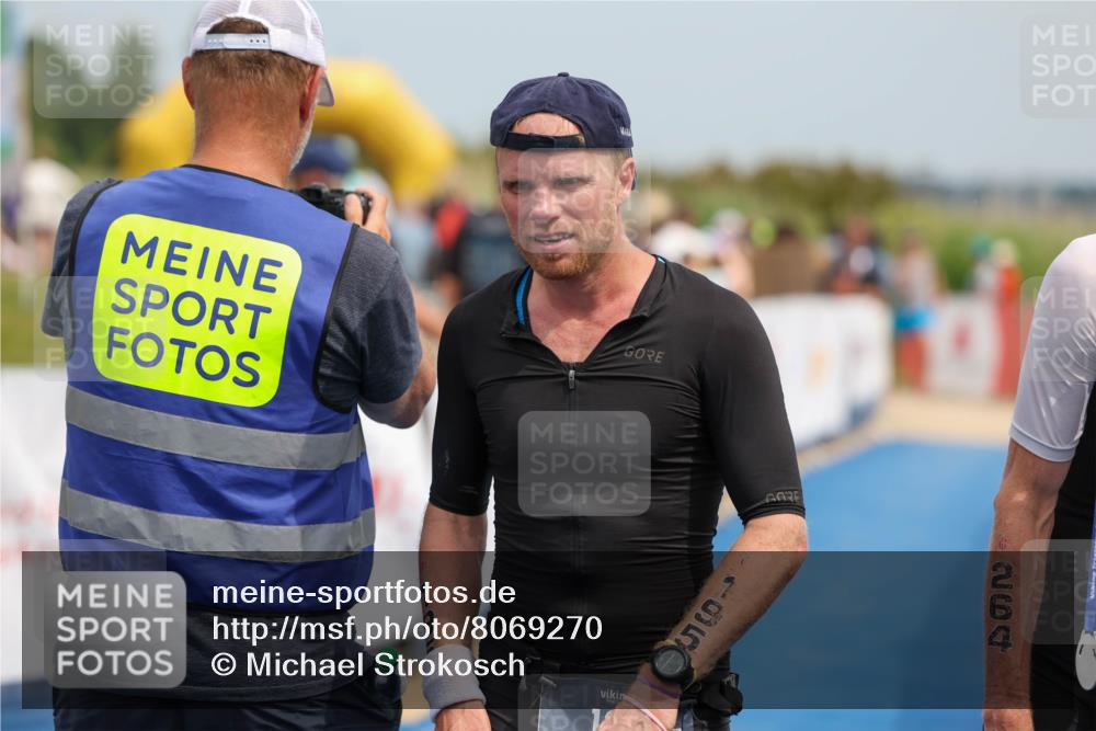 22.06.2025 - Viking Triathlon Michael Strokosch http://msf.ph/oto/8069270 22.06.2025 15:15:18 Ziel 195 meine-sportfotos.de