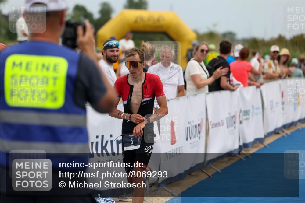 22.06.2025 - Viking Triathlon Michael Strokosch http://msf.ph/oto/8069293 22.06.2025 14:39:06 Ziel 5, 258 meine-sportfotos.de