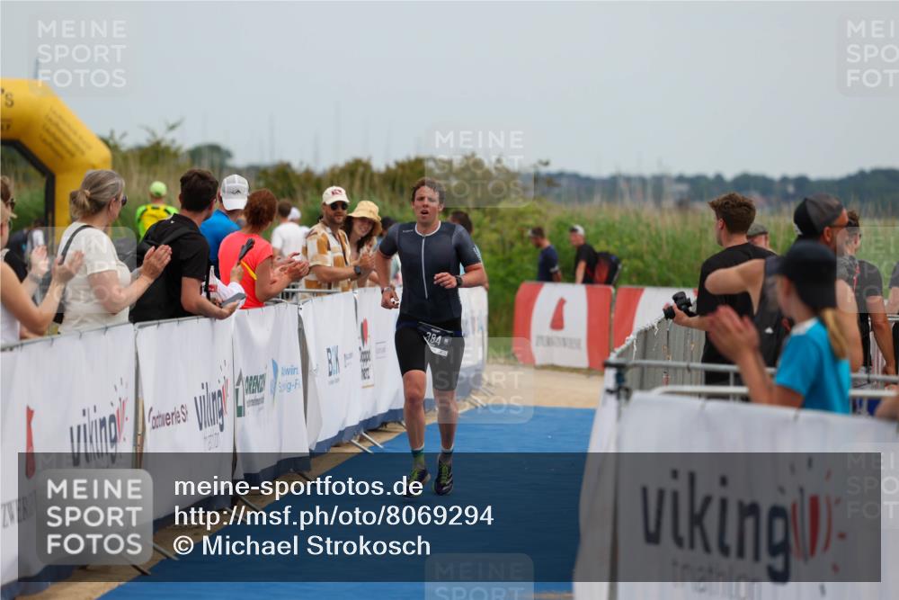 22.06.2025 - Viking Triathlon Michael Strokosch http://msf.ph/oto/8069294 22.06.2025 14:39:38 Ziel 384 meine-sportfotos.de