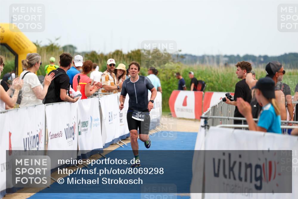 22.06.2025 - Viking Triathlon Michael Strokosch http://msf.ph/oto/8069298 22.06.2025 14:39:38 Ziel 384 meine-sportfotos.de