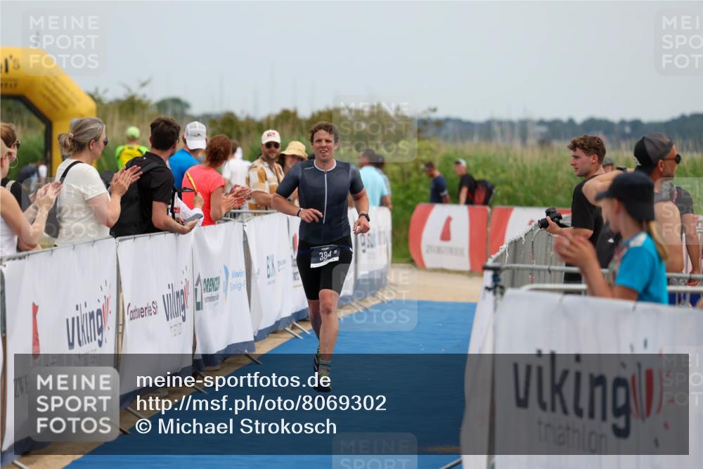 22.06.2025 - Viking Triathlon Michael Strokosch http://msf.ph/oto/8069302 22.06.2025 14:39:38 Ziel 384 meine-sportfotos.de