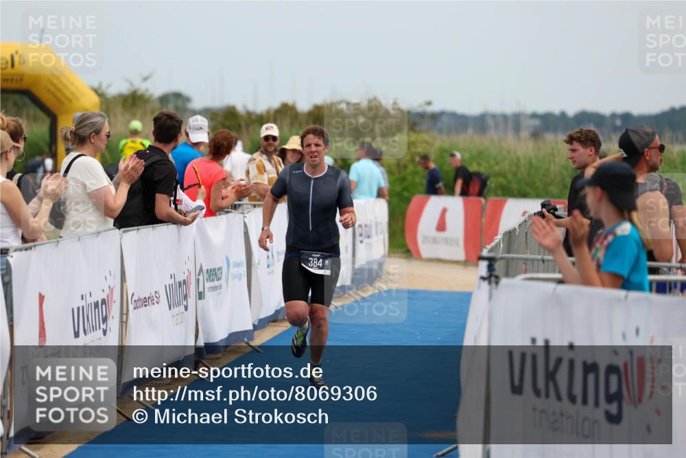 22.06.2025 - Viking Triathlon Michael Strokosch http://msf.ph/oto/8069306 22.06.2025 14:39:38 Ziel 384 meine-sportfotos.de