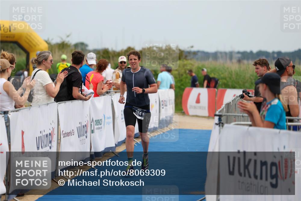 22.06.2025 - Viking Triathlon Michael Strokosch http://msf.ph/oto/8069309 22.06.2025 14:39:39 Ziel 384 meine-sportfotos.de