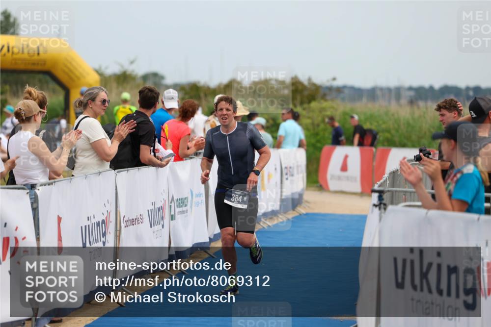 22.06.2025 - Viking Triathlon Michael Strokosch http://msf.ph/oto/8069312 22.06.2025 14:39:39 Ziel 384 meine-sportfotos.de